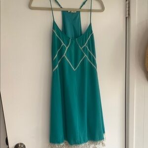 Vintage!  Entro Spaghetti strap Dress with White Accents